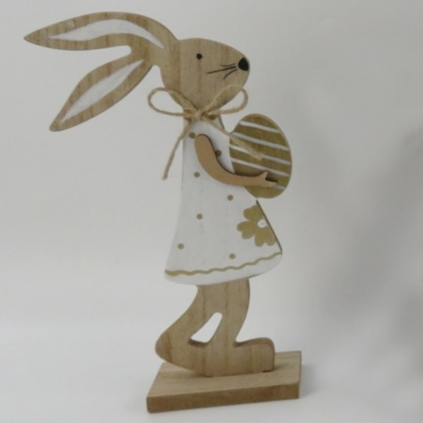 Zajíc dřevo 21,5cm natural